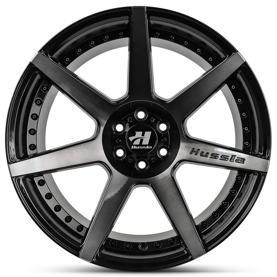 HUSSLA DYNASTY 20X9.5 6X139.7 10 SUPER DARK TINT