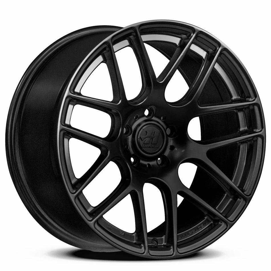 HUSSLA EURO 17X8 5X120 40 MATTE BLACK