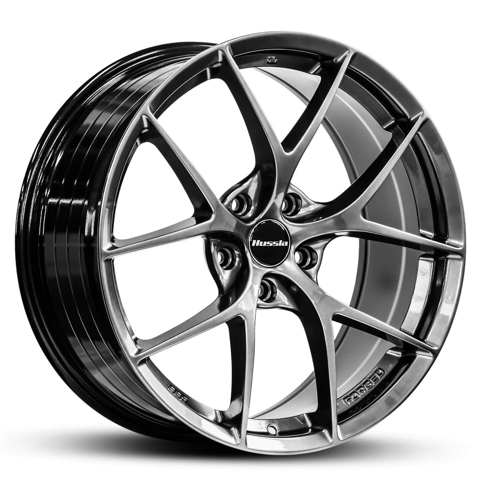 HUSSLA FORGED B5 16X7.0 5X114.3 40 DIAMOND BLACK