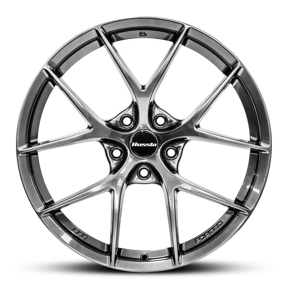 HUSSLA FORGED B5 16X7.0 5X114.3 40 DIAMOND BLACK