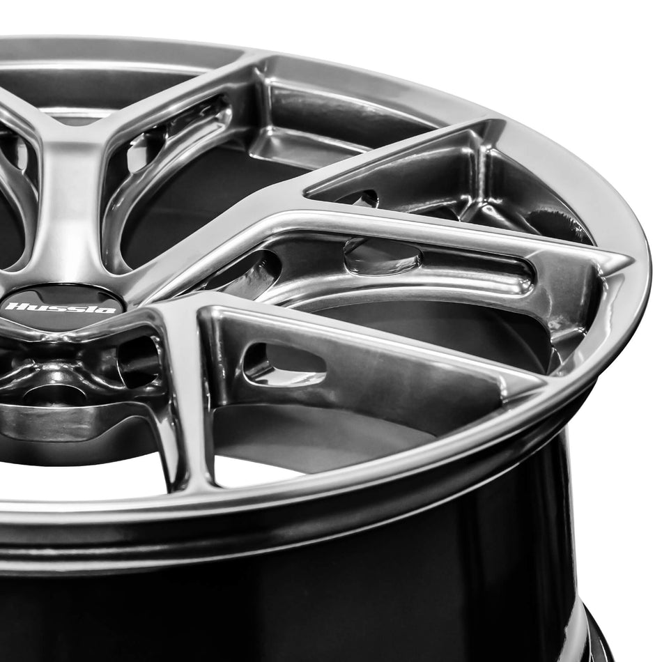 HUSSLA FORGED B6 19X8.5 adjustable 30 DIAMOND BLACK
