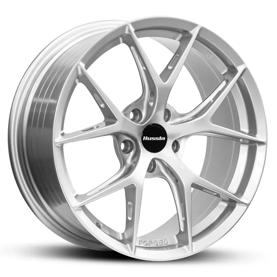 HUSSLA FORGED B6 18X8.5 5X114.3 30 DIAMOND SILVER