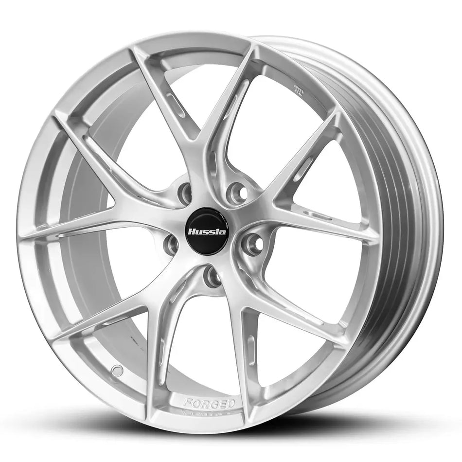 HUSSLA FORGED B6 18X8.5 5X114.3 30 DIAMOND SILVER