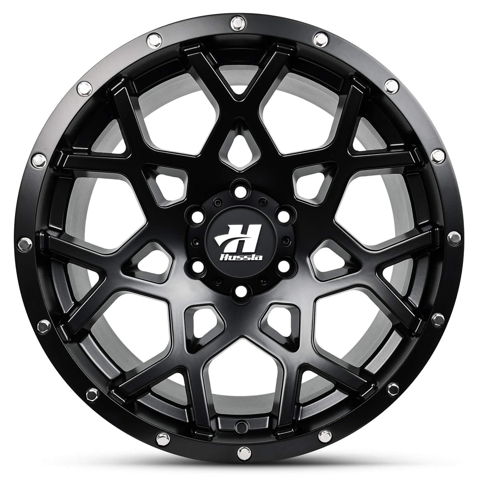 HUSSLA GLOCK 17X9 6X114.3 20 MATTE BLACK