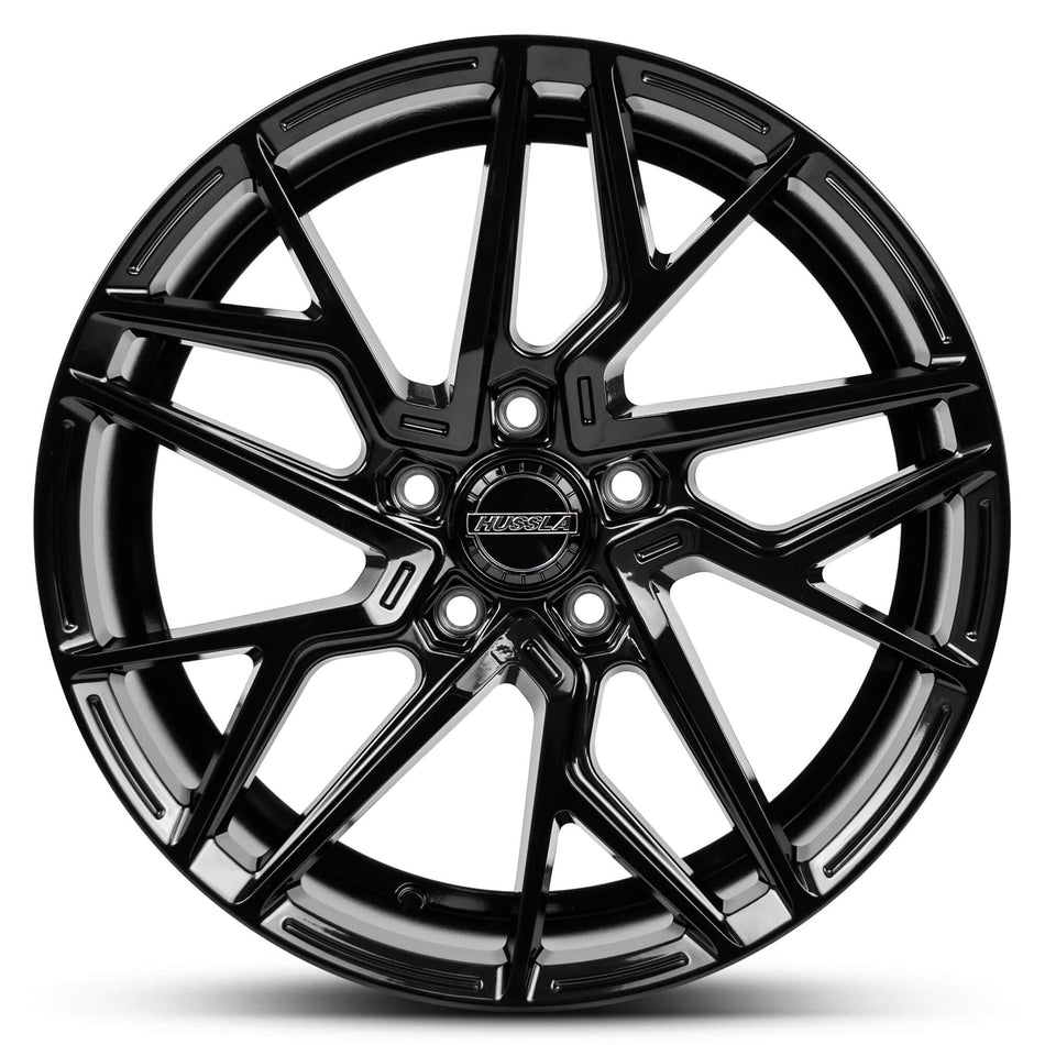 HUSSLA JACQUES 19X8.5 adjustable 15 GLOSS BLACK