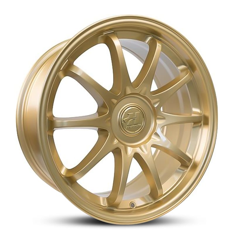 HUSSLA JDM 18X8.5 5X100 45 BRIGHT GOLD