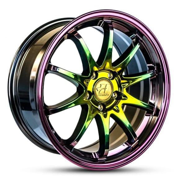 HUSSLA JDM 17X7.5 5X127 15 BURNT TITANIUM
