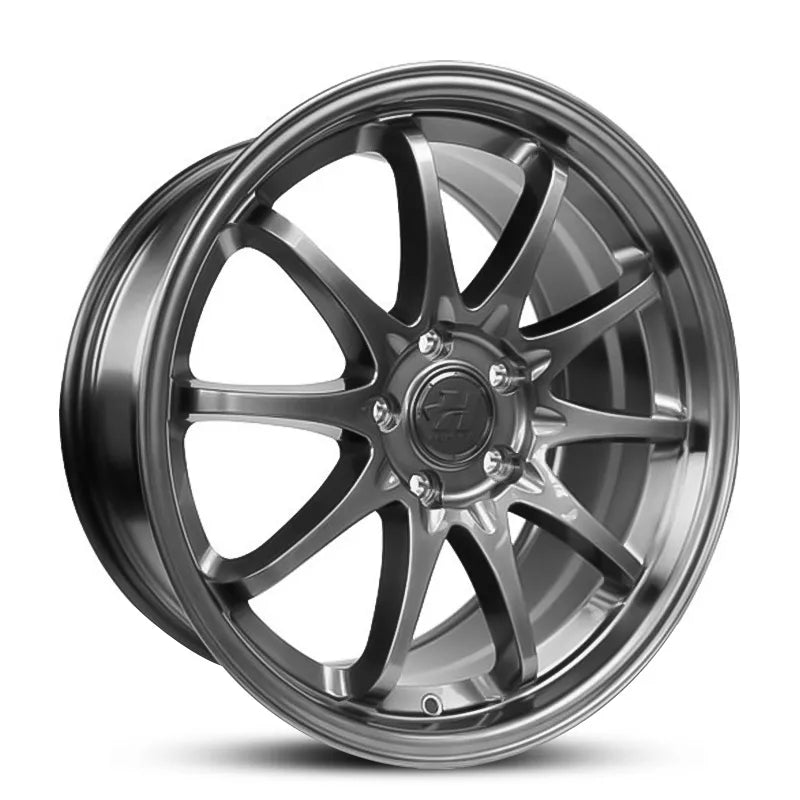 HUSSLA JDM 18X8.5 5X105 45 HYPER BLACK