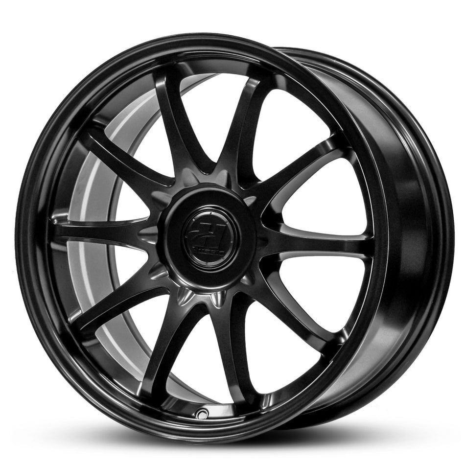 HUSSLA JDM 18X8.5 5X114.3 45 MATTE BLACK