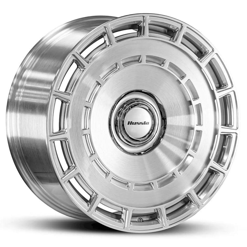 HUSSLA KIM K 24X10 adjustable 15 BRUSHED SILVER