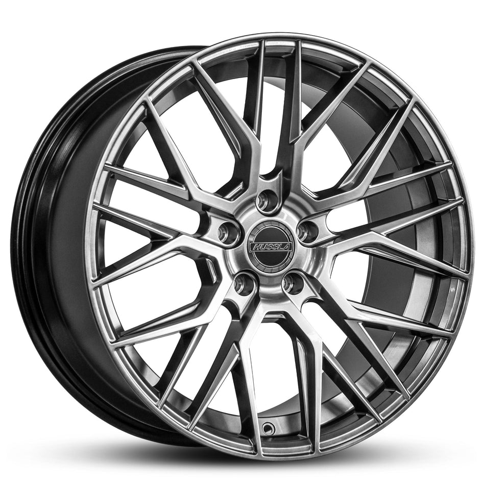 HUSSLA LIT 18X8.5 adjustable 15 HYPER BLACK