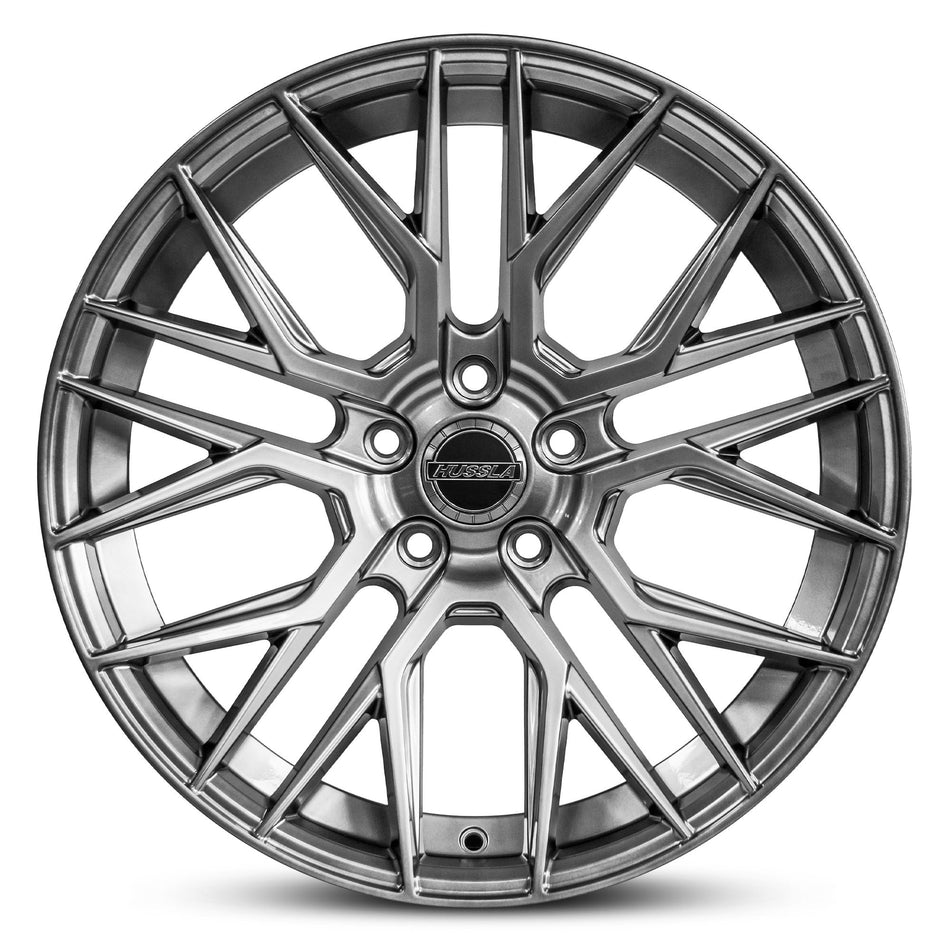 HUSSLA LIT 22X10.5 adjustable 15 HYPER BLACK