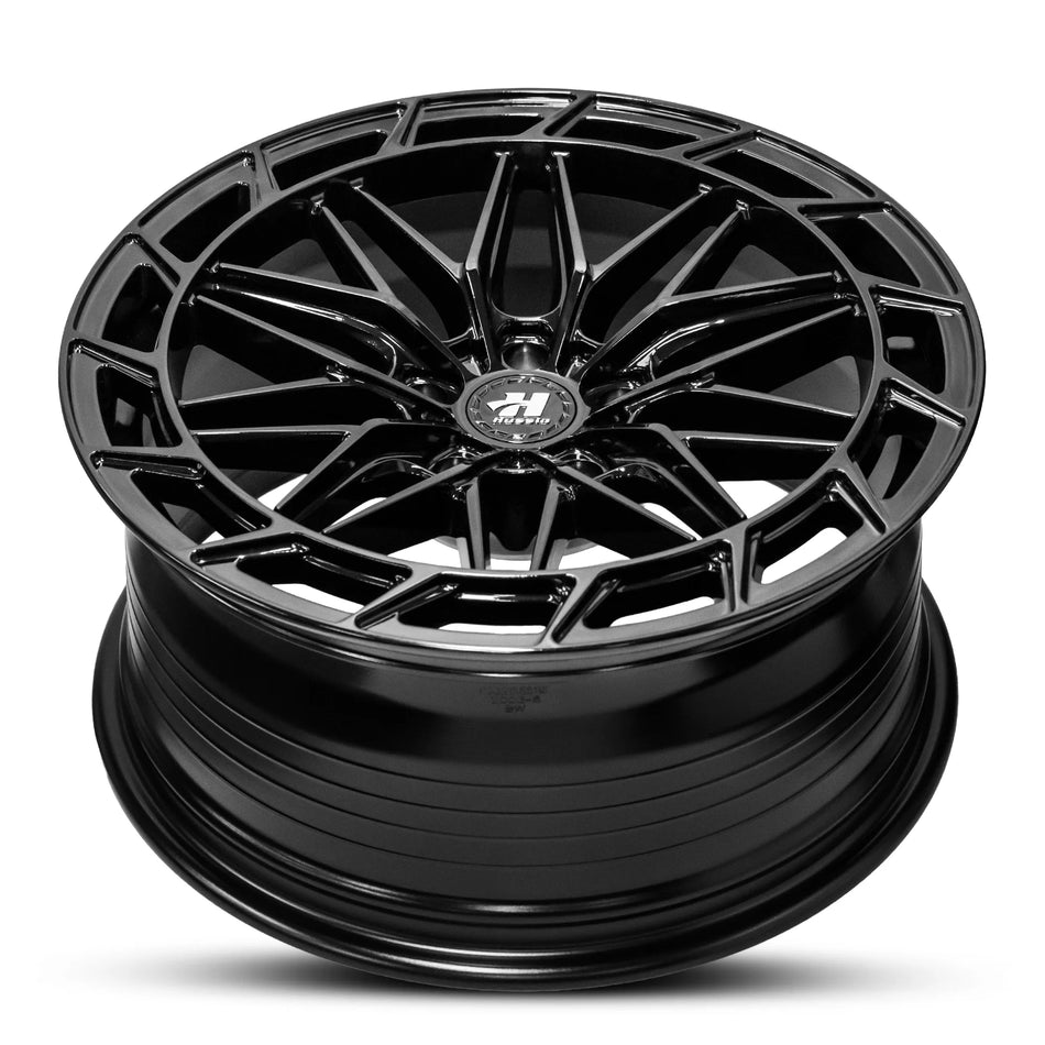 HUSSLA MATRIX 19X8.5 5X114.3 30 GLOSS BLACK