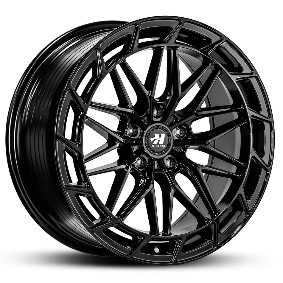 HUSSLA MATRIX 19X8.5 5X114.3 30 GLOSS BLACK