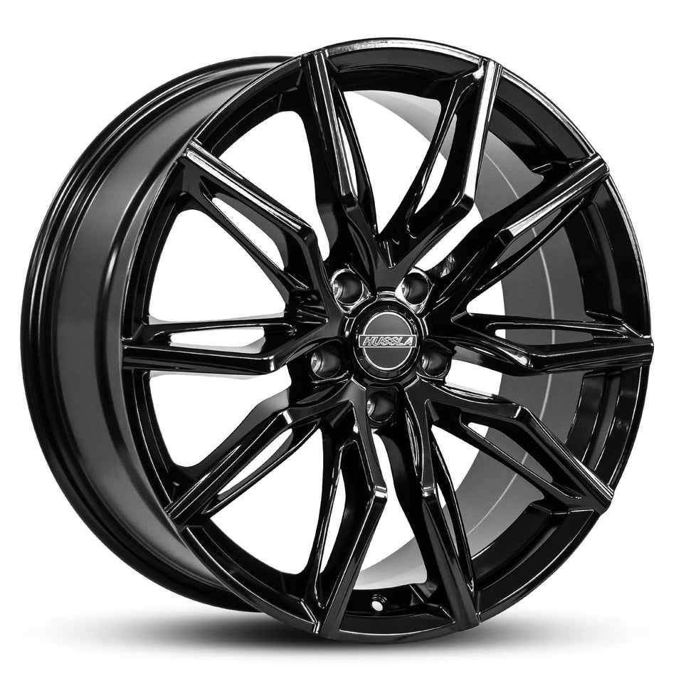 HUSSLA MEDUSA 20X8.5 adjustable 15 GLOSS BLACK