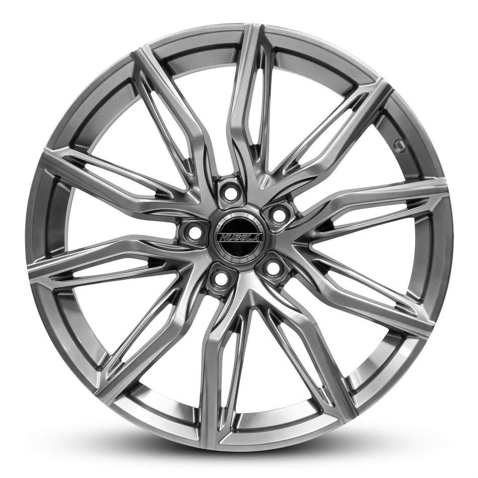 HUSSLA MEDUSA 20X8.5 5X120 40 HYPER BLACK (LIGHT SHADE)