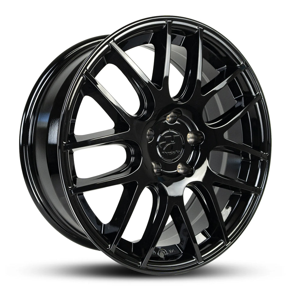 HUSSLA MESH 18X8.75 5X120 40 GLOSS BLACK