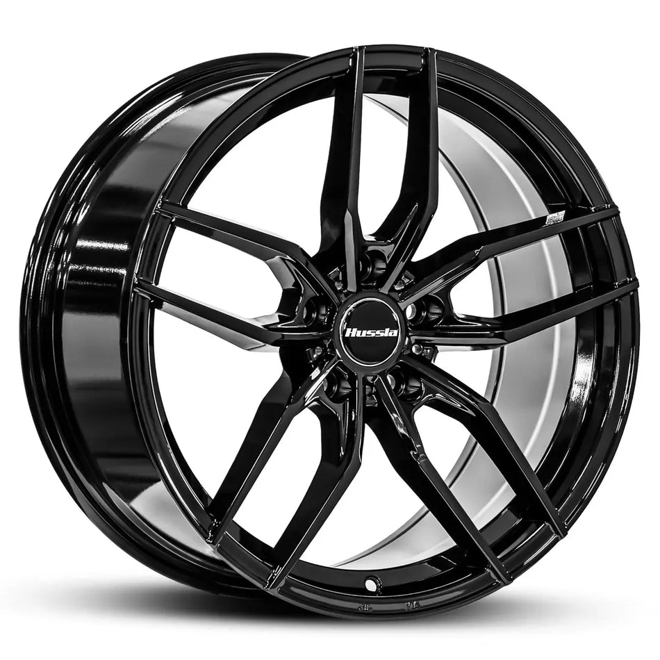 HUSSLA MOSCOW 18X8.5 5X114.3 35 GLOSS BLACK