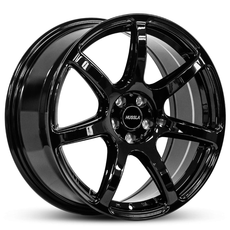 HUSSLA OSAKA 19x9.5 5x114.3 25 GLOSS BLACK