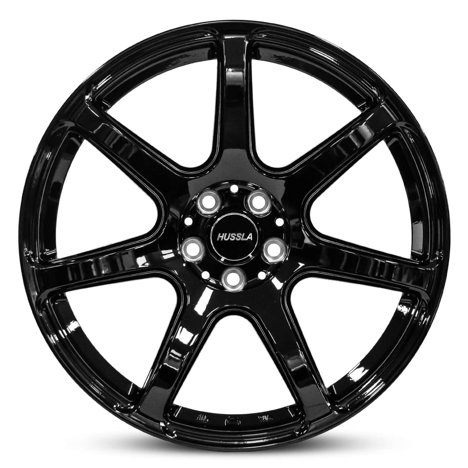 HUSSLA OSAKA 19x9.5 5x114.3 25 GLOSS BLACK