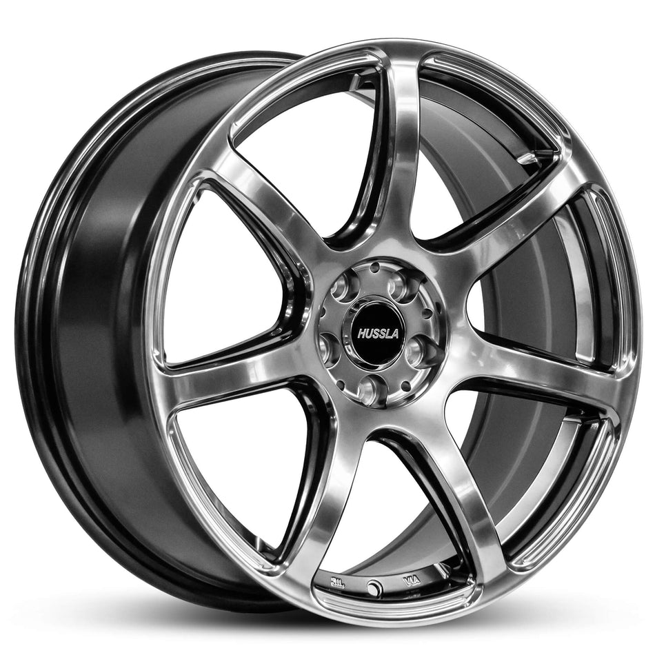 HUSSLA OSAKA 16X7 5X114.3 38 HYPER BLACK
