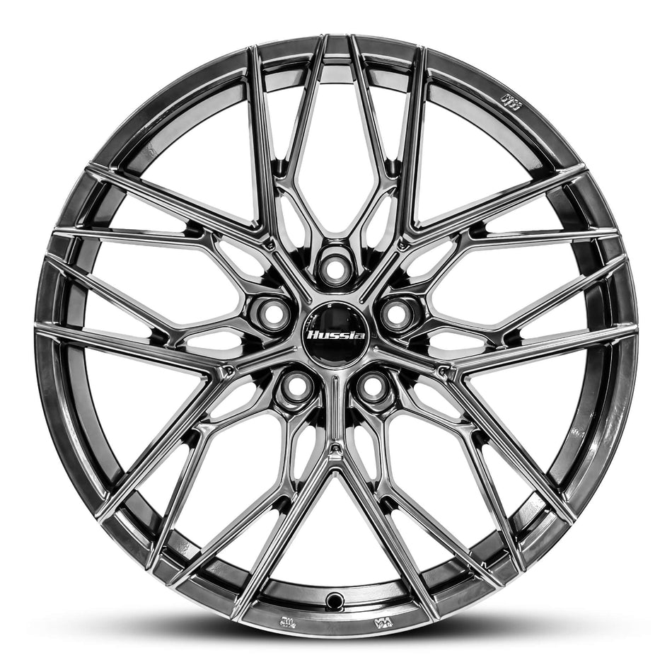 HUSSLA PARIS 15X6.5 5X114.3 38 HYPER BLACK