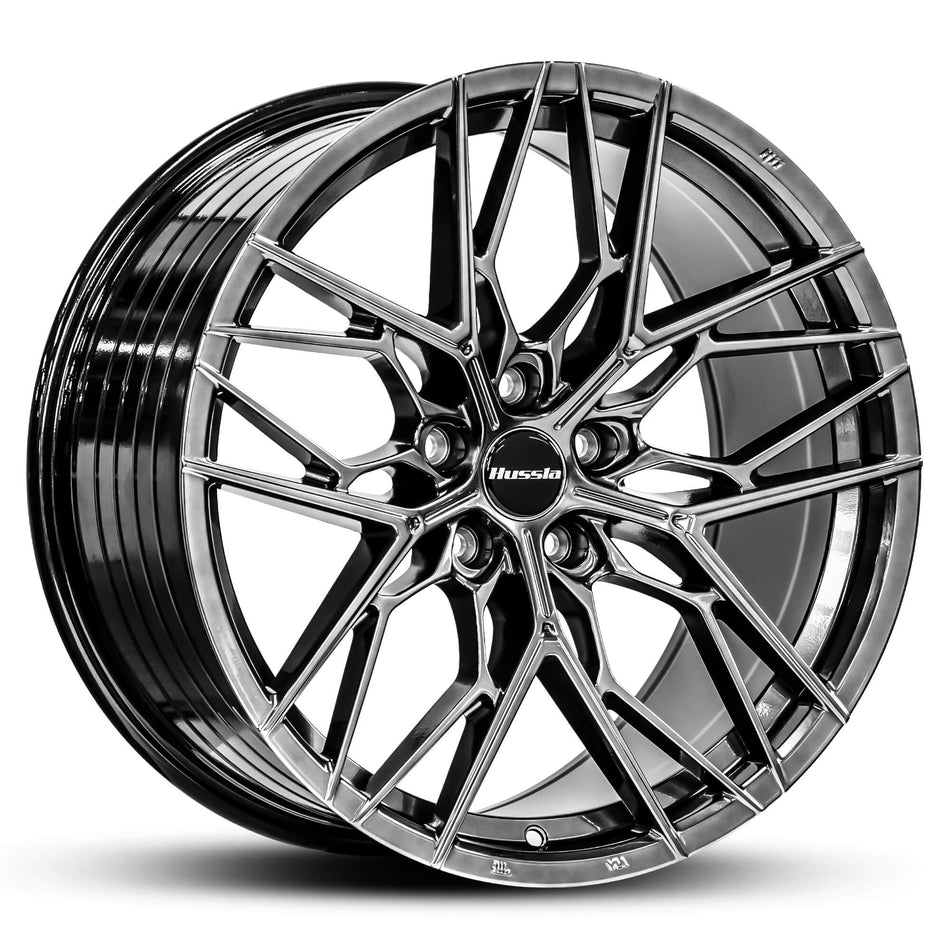 HUSSLA PARIS 15X6.5 5X114.3 38 HYPER BLACK