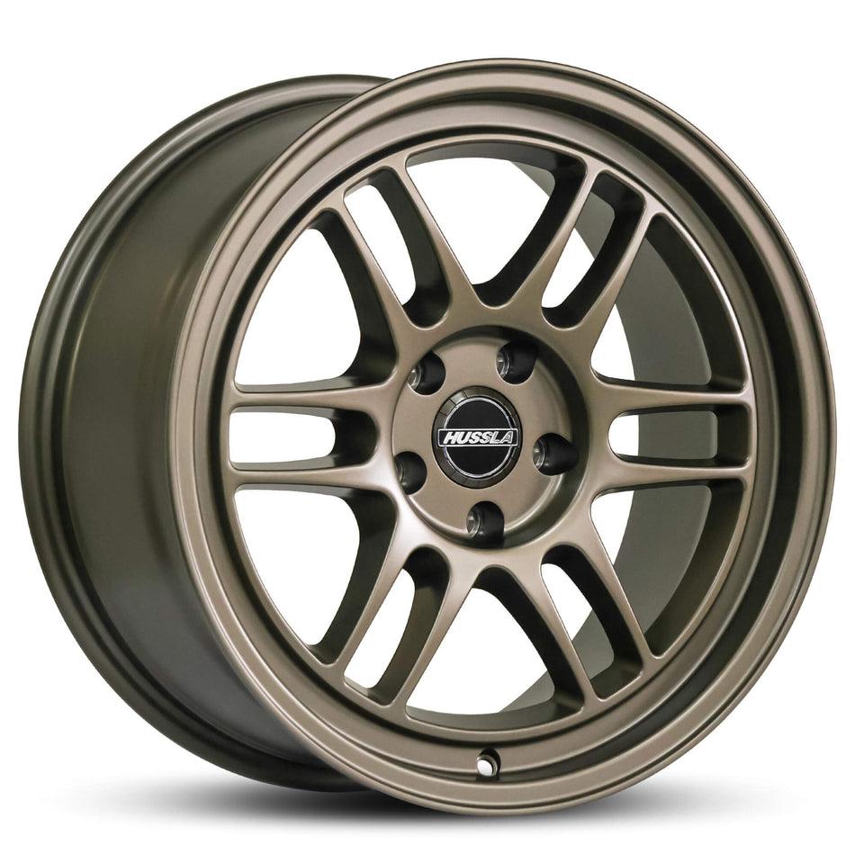 HUSSLA RACE SPEC 18X8.5 5x100 40 FULL MATTE BRONZE