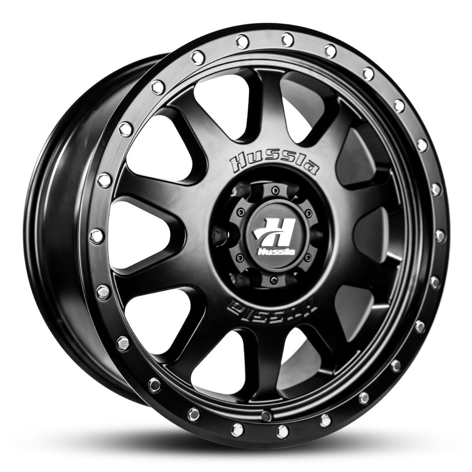 HUSSLA RAPTOR 17X9 6X139.7 0 MATTE BLACK