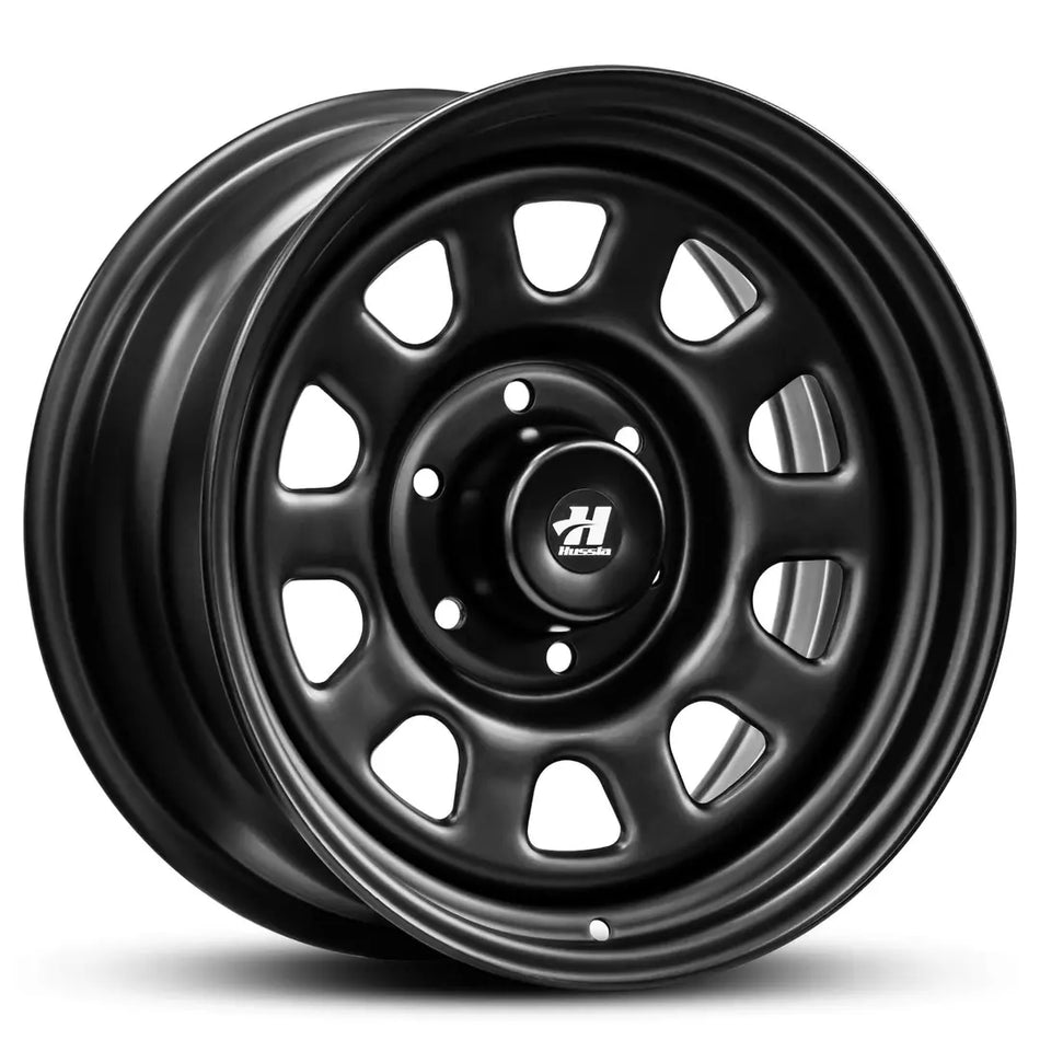 REVOLUTION STEEL WHEEL 16X8 6X139.7 10 MATTE BLACK