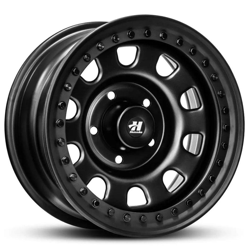REVOLUTION STEEL WHEEL 16X8 6X139.7 10 MATTE BLACK BLK BOLTS 110.1 -4 BOLTS MUST BE TIGHTENED ON LIP