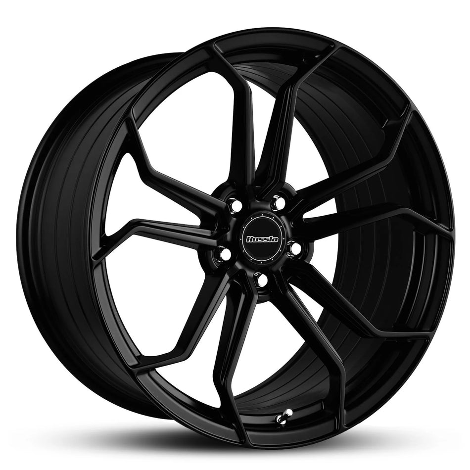 HUSSLA ROYALTY 15X6.5 5X114.3 40 GLOSS BLACK