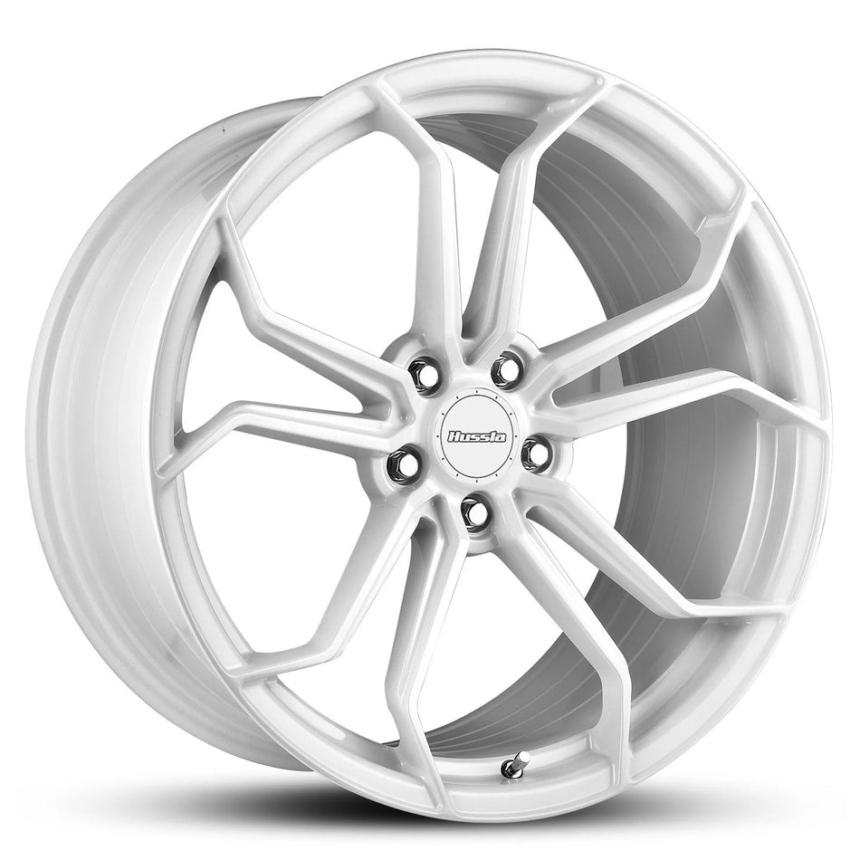 HUSSLA ROYALTY 20X8.5 5X120 40 GLOSS WHITE