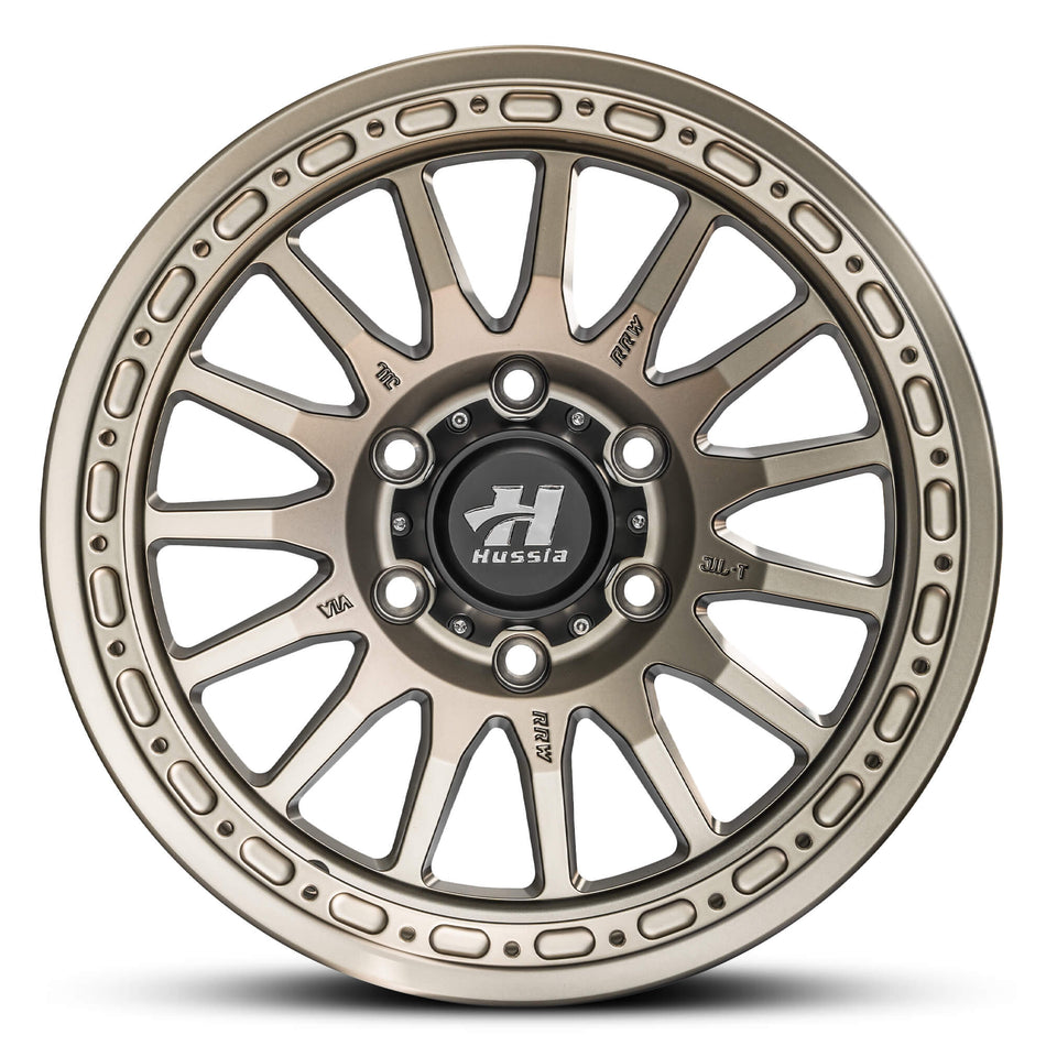 HUSSLA RUGGED RACE 17X8.0 6X139.7 5 FULL MATTE BRONZE