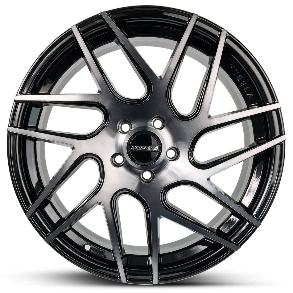 HUSSLA SAVAGE 22X9 5X120 40 GLOSS BLACK DARK TINT