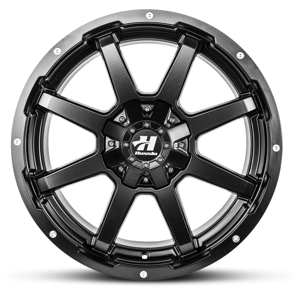 HUSSLA STEALTH 17X9 5X120/127 30 MATTE BLACK