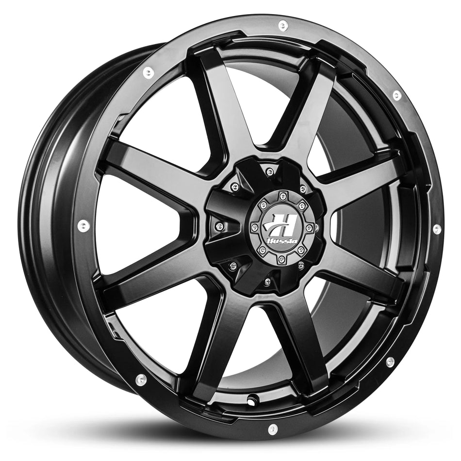 HUSSLA STEALTH 17X9 5X120/127 30 MATTE BLACK