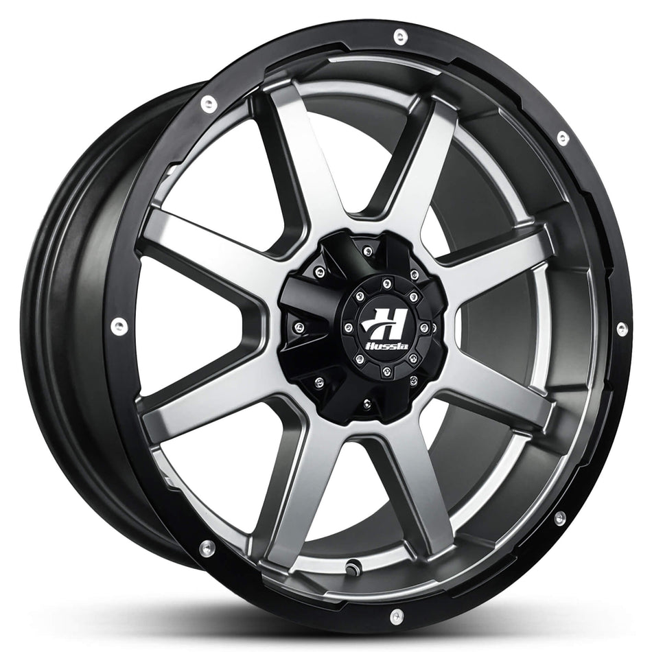 HUSSLA STEALTH 20X10 6X139.7 10 MATTE GREY