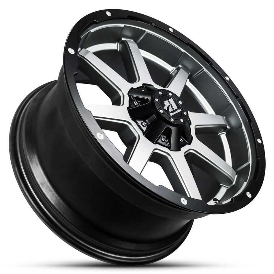 HUSSLA STEALTH 20X10 6X139.7 10 MATTE GREY