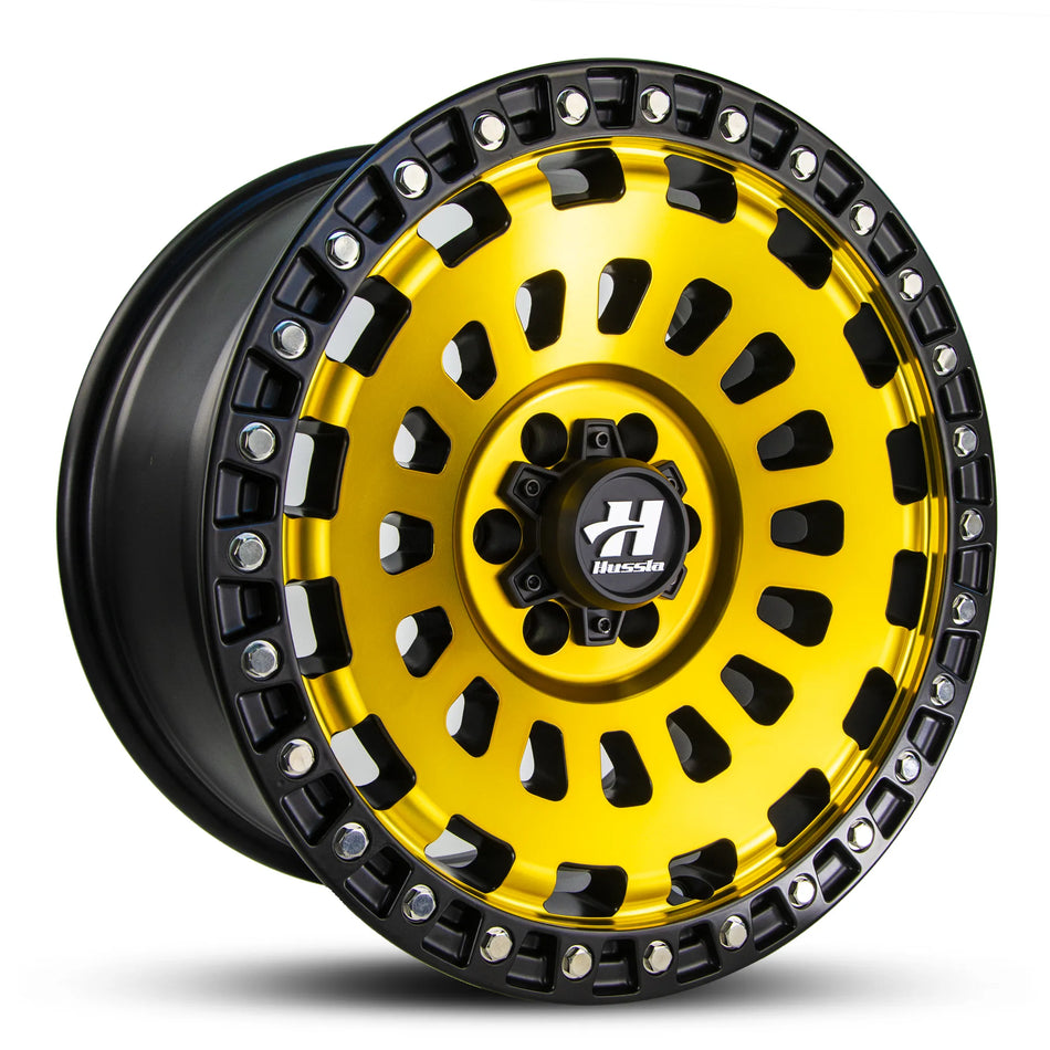 HUSSLA STRIKEFORCE 17X9 6X139.7 -10 CANDY YELLOW