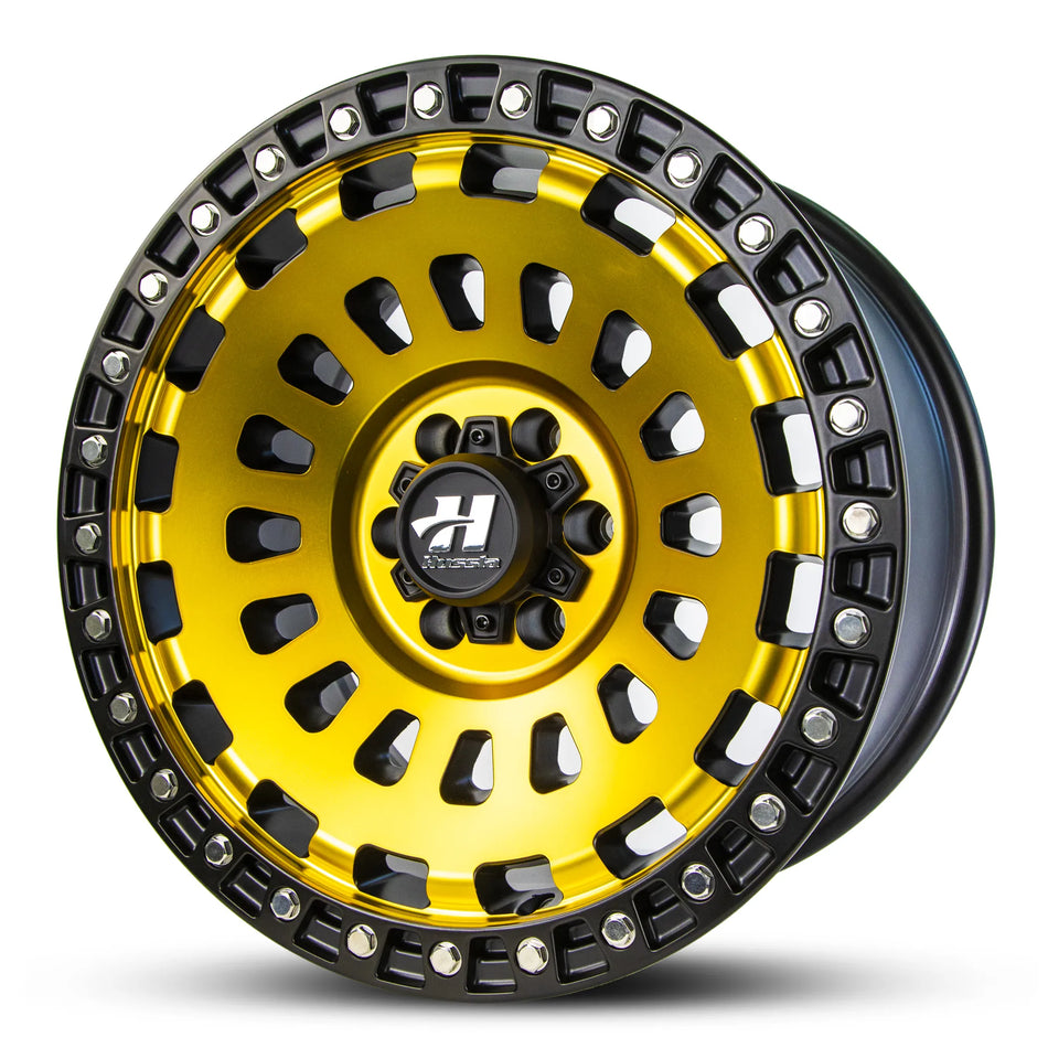 HUSSLA STRIKEFORCE 17X9 6X139.7 -10 CANDY YELLOW