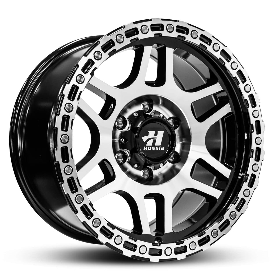 HUSSLA TERROR 17X9 6X114.3 10 MACHINED FACE