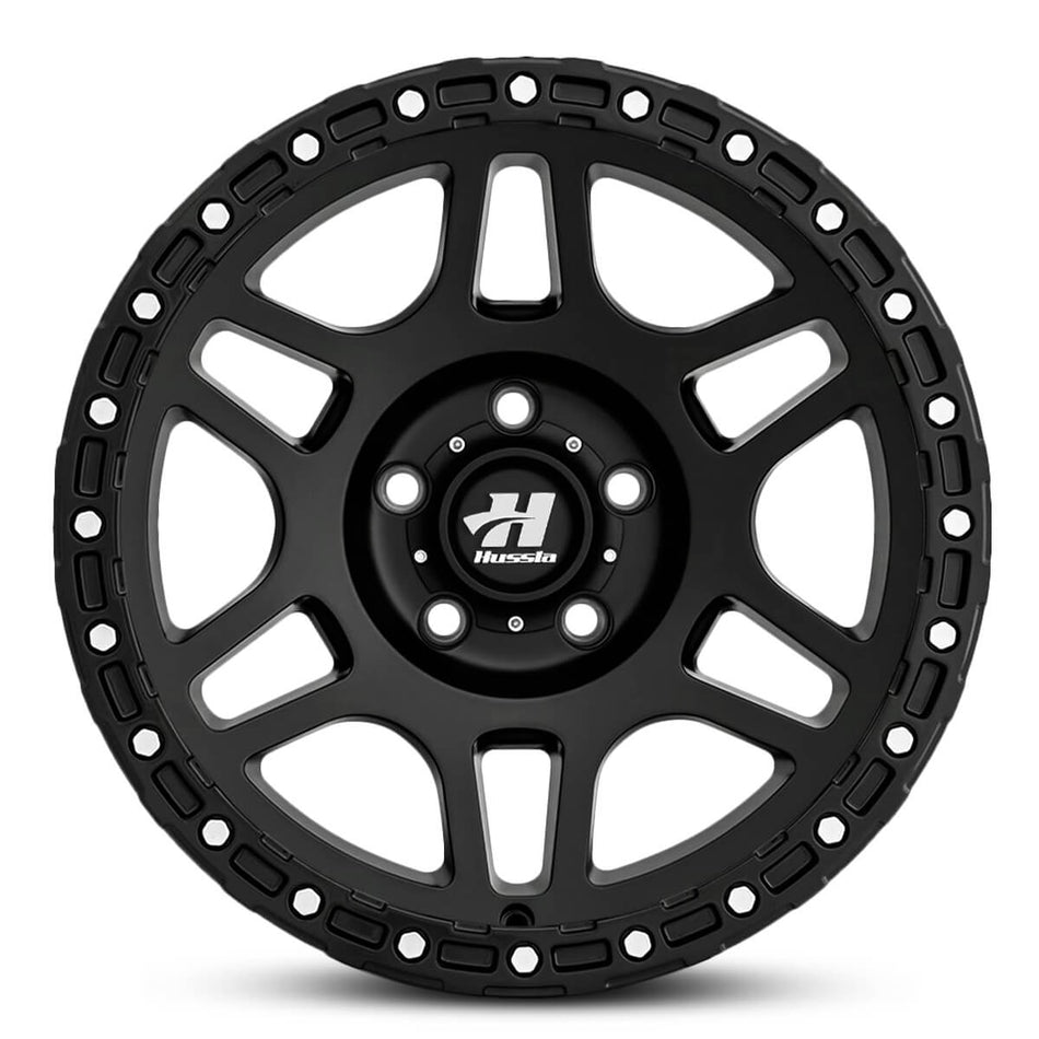 HUSSLA TERROR 17X9 6X114.3 10 MATTE BLACK