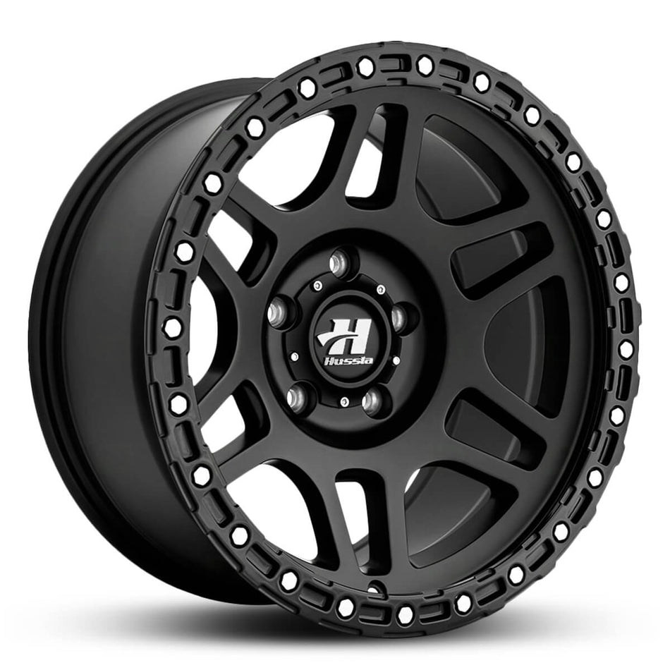 HUSSLA TERROR 17X9 6X114.3 10 MATTE BLACK