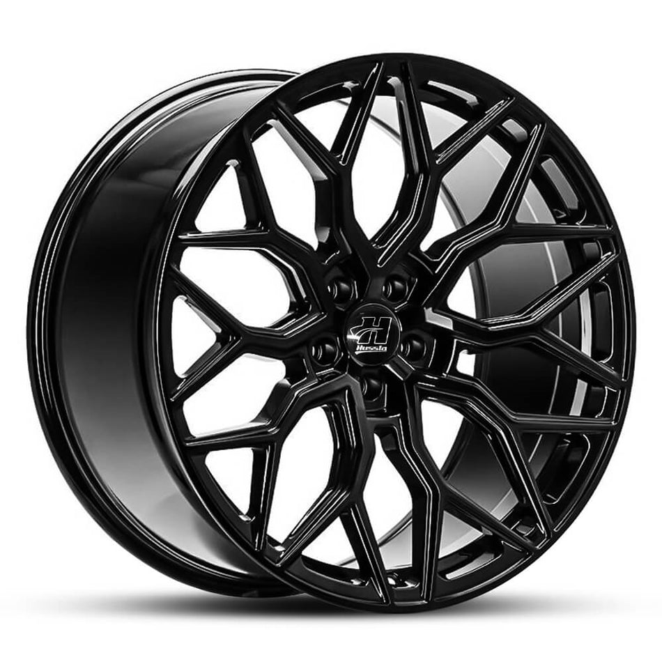 HUSSLA TRANSIT 18X8 5X160 50 FULL GLOSS BLACK