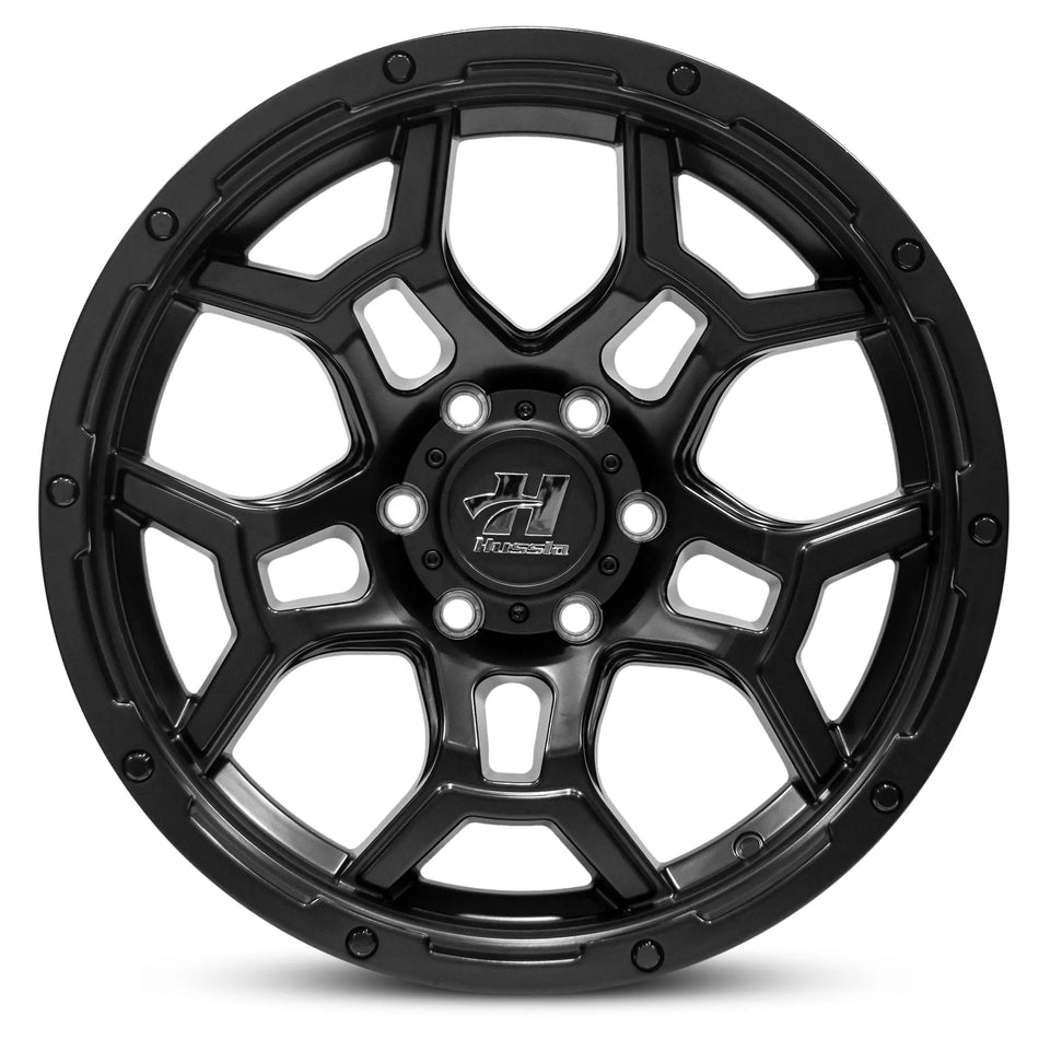 HUSSLA TRENCH 17X9 6X139.7 0 MATTE BLACK