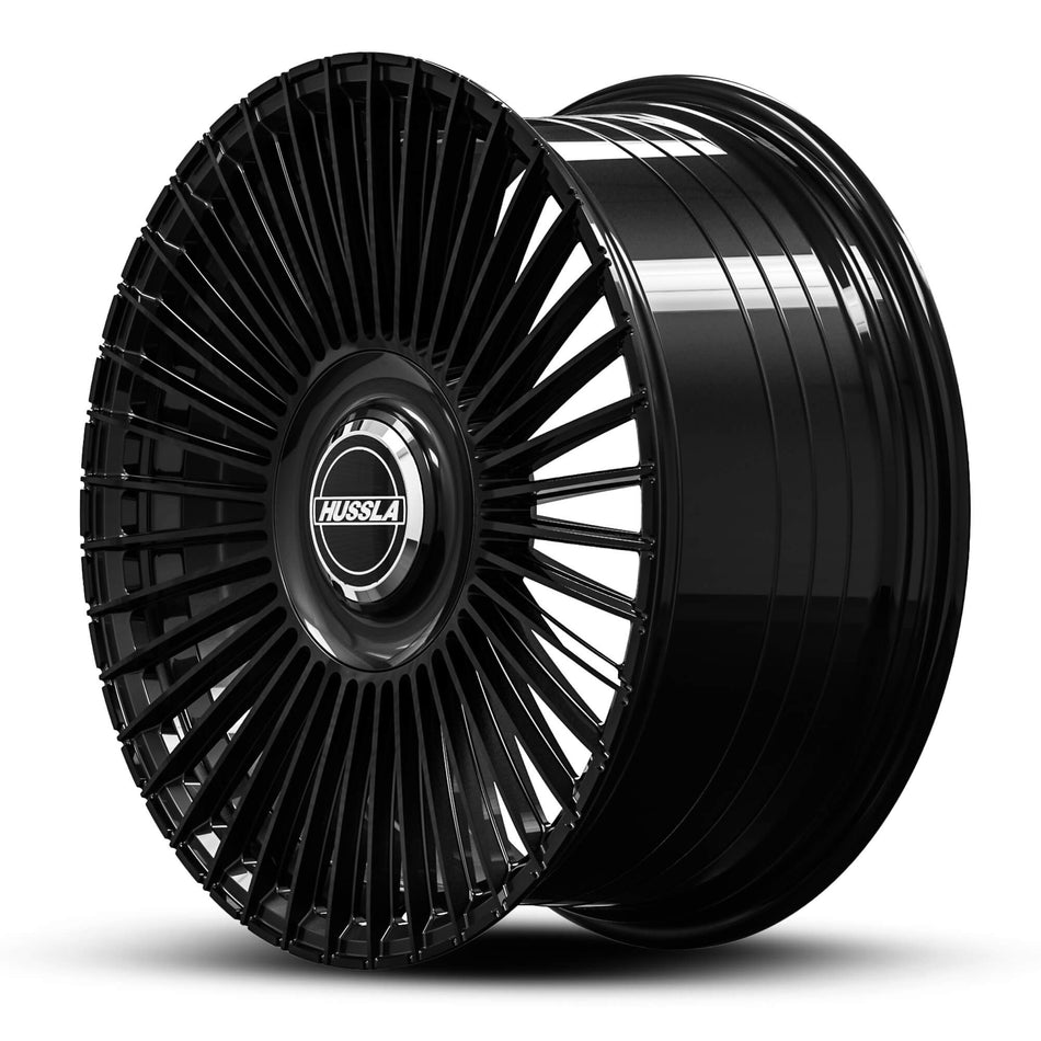 HUSSLA VEGAS 19X9.5 adjustable 20 FULL GLOSS BLACK
