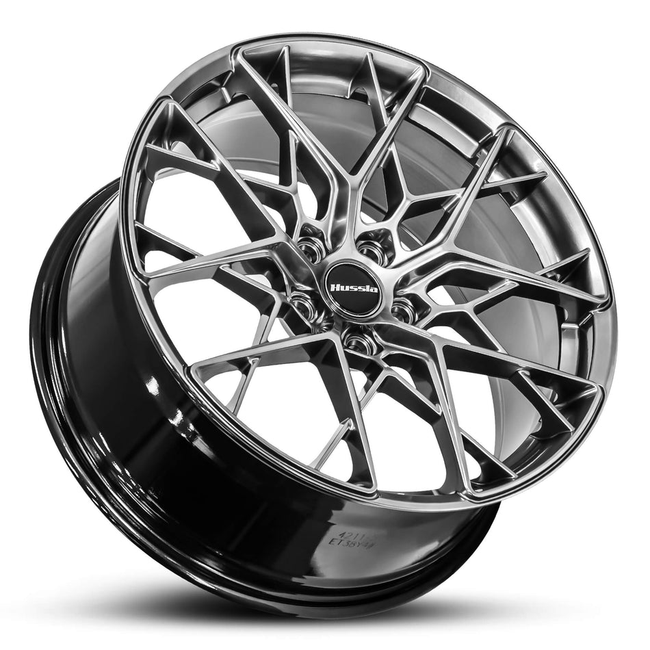HUSSLA VIENNA 19X8.5 5X112 38 HYPER BLACK