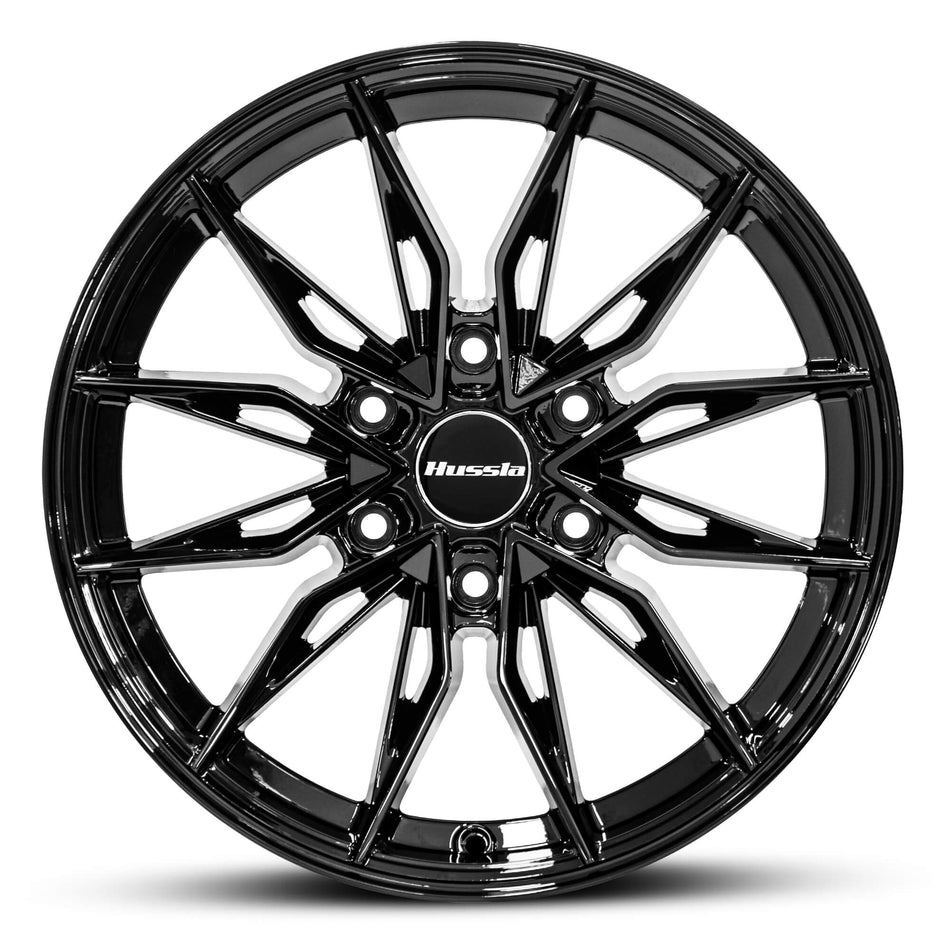 HUSSLA VILLAIN 18X9 6X139.7 5 GLOSS BLACK