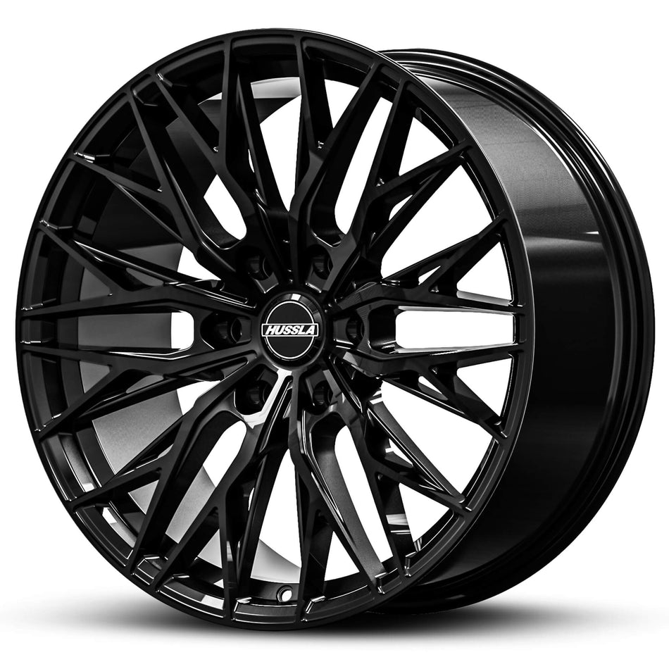 HUSSLA WOLVERINE 22X9.5 6X139.7 10 FULL GLOSS BLACK